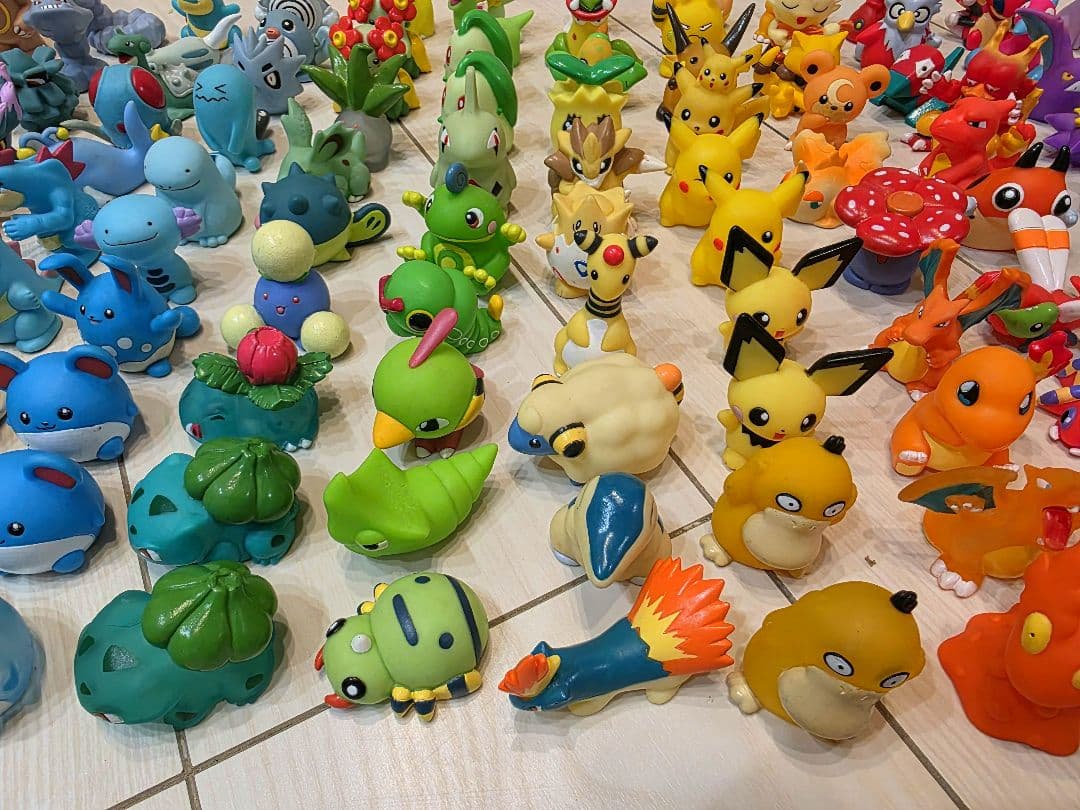 ポケモン 指人形 まとめ売り 162体 伝説 クリア複数 当時物 希少