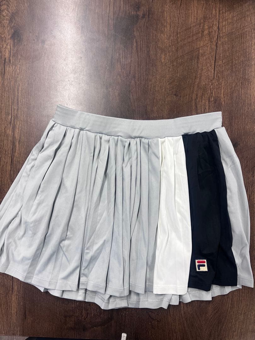 FILA テニスウェア セットアップ　黒/グレー
