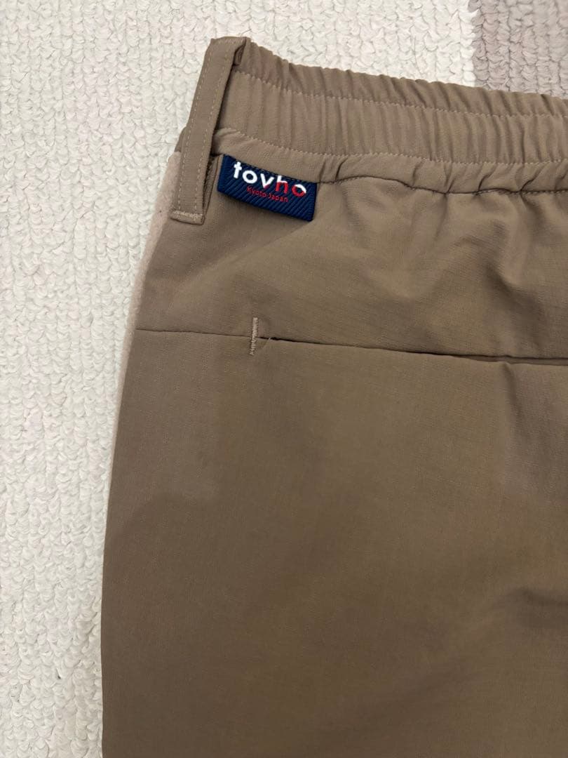 新品 トヴホ tovho メンズ ゴルフ バックフリースパンツ