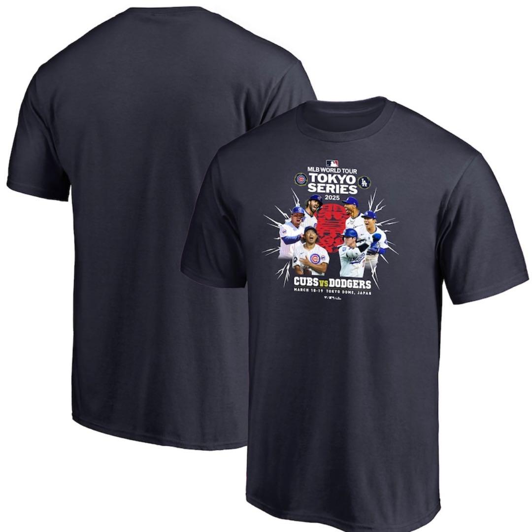 MLB 東京シリーズ 開幕戦 Tシャツ　カブス vs ドジャースＬサイズ