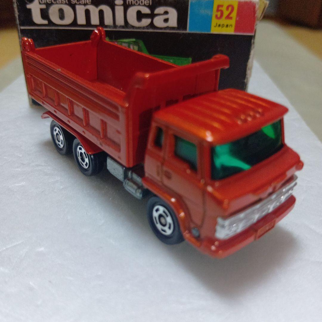 トミカ黒箱　日野ダンプカー 1/102　オレンジカラー　日本製　本体極上品です。