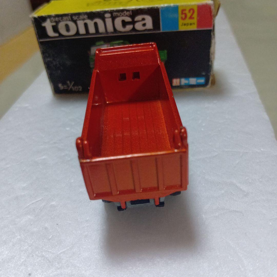 トミカ黒箱　日野ダンプカー 1/102　オレンジカラー　日本製　本体極上品です。