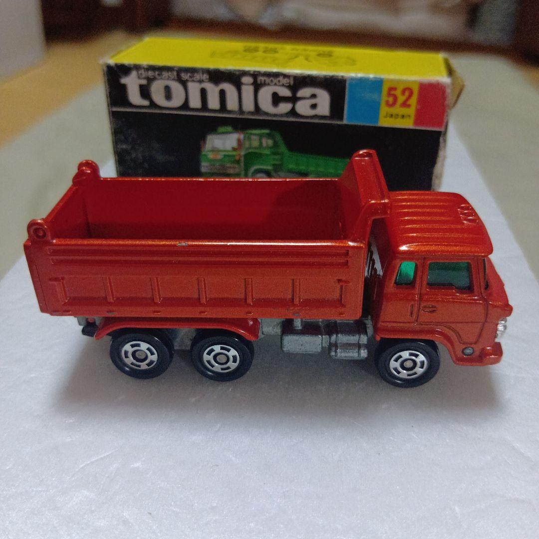 トミカ黒箱　日野ダンプカー 1/102　オレンジカラー　日本製　本体極上品です。