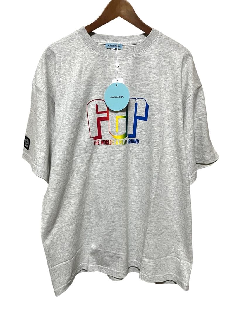 マークアンドロナ　Tシャツ グレー　ナチュラル　50 新品　未使用品