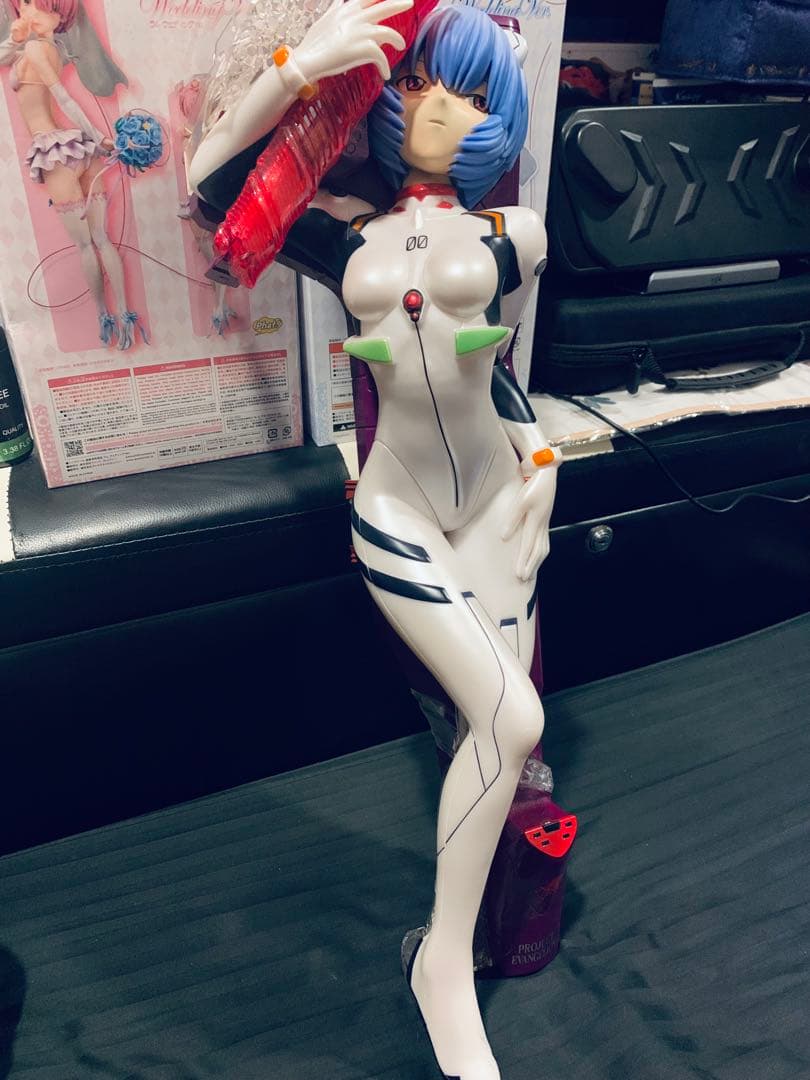 綾波レイ　非売品ジャンボフィギュア/エクストリームバトルver.入手困難　希少