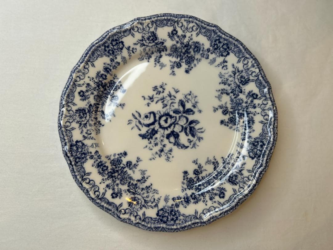 ZARA フローラル アースンウェア プレートセット 花柄 食器 ブルー