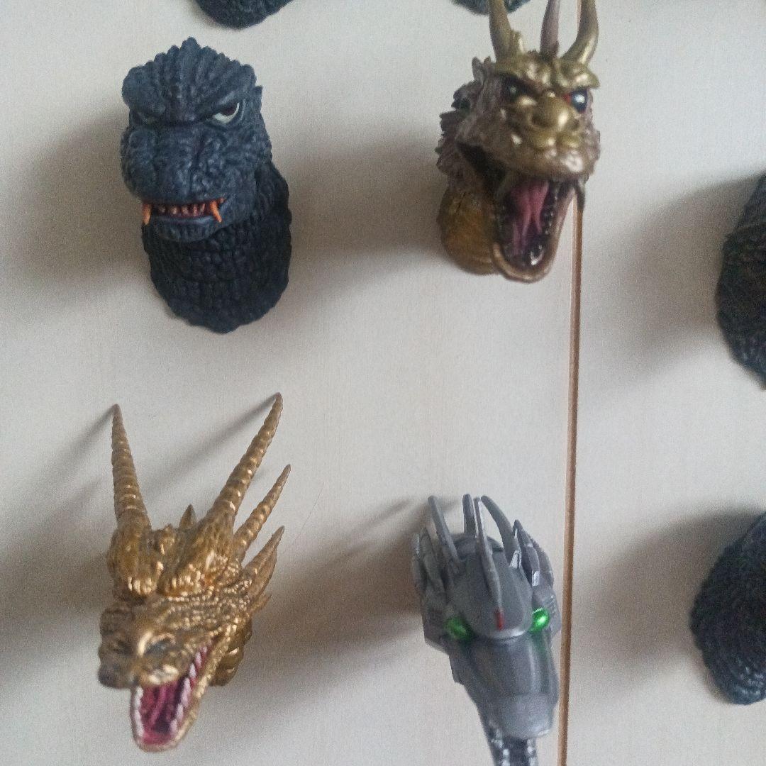 ゴジラ　モンスターヘッドマグネット　11体セット