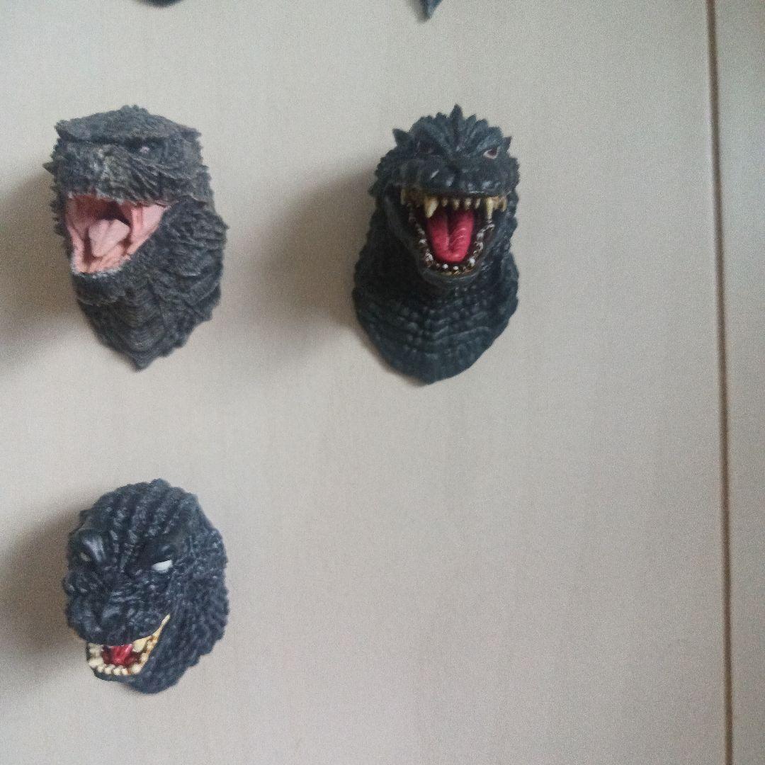 ゴジラ　モンスターヘッドマグネット　11体セット