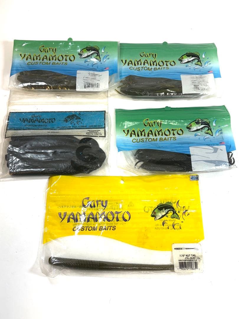 Gary Yamamoto ゲーリーヤマモト ソフトルアー大量 開封使用あり