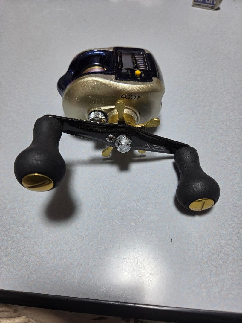 シマノ SC クイックファイヤー小船EX 400EX ハンドル交換