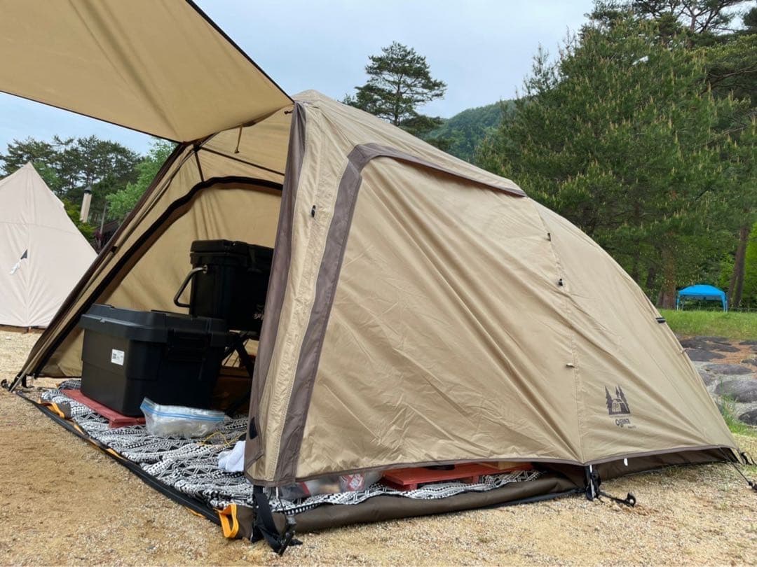 ogawa ステイシーST-II 2-3人用サンドベージュ ドーム型　付属品付き