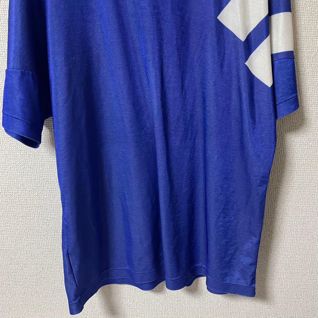 アディダス 日本大学 サッカーシャツ ユニフォーム デサント製 90年代 O
