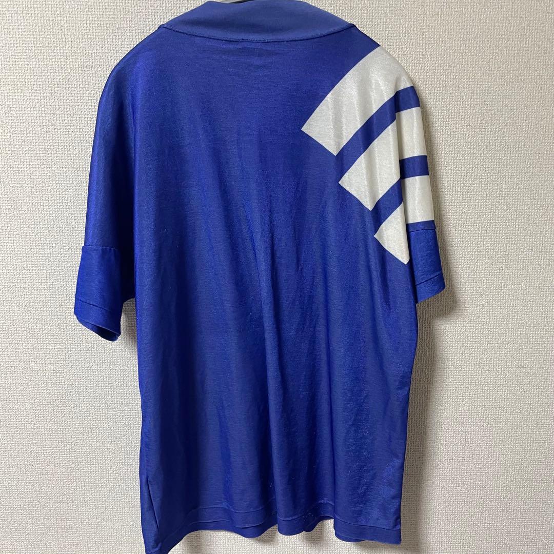 アディダス 日本大学 サッカーシャツ ユニフォーム デサント製 90年代 O