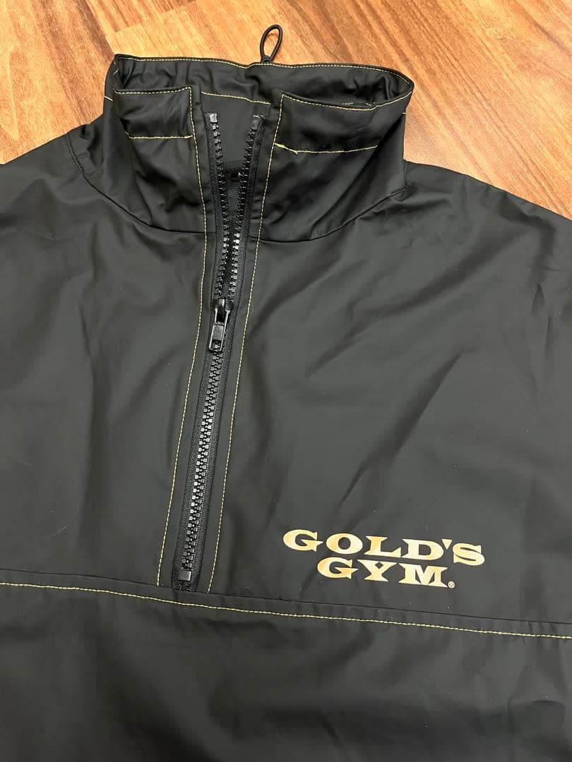 定価9.680円☆試着のみ超美品☆GOLD'S GYMオリジナル・サウナスーツ①