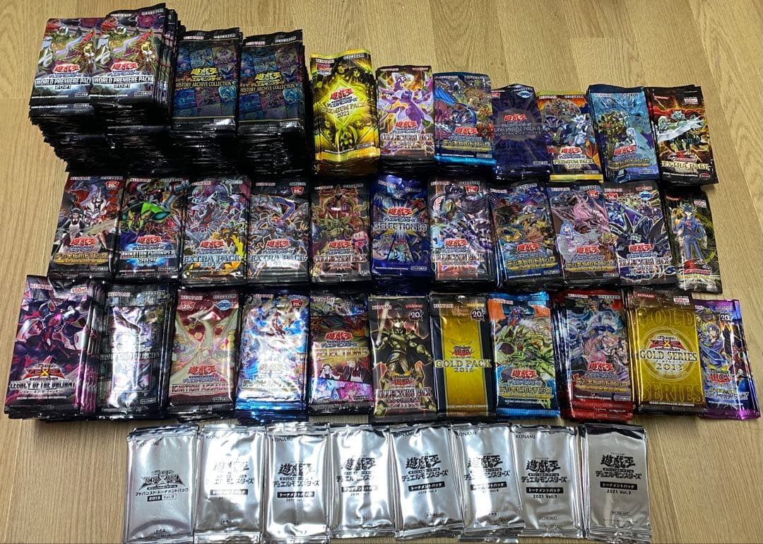 遊戯王カード　絶版　大量　まとめ売り　空パックセット