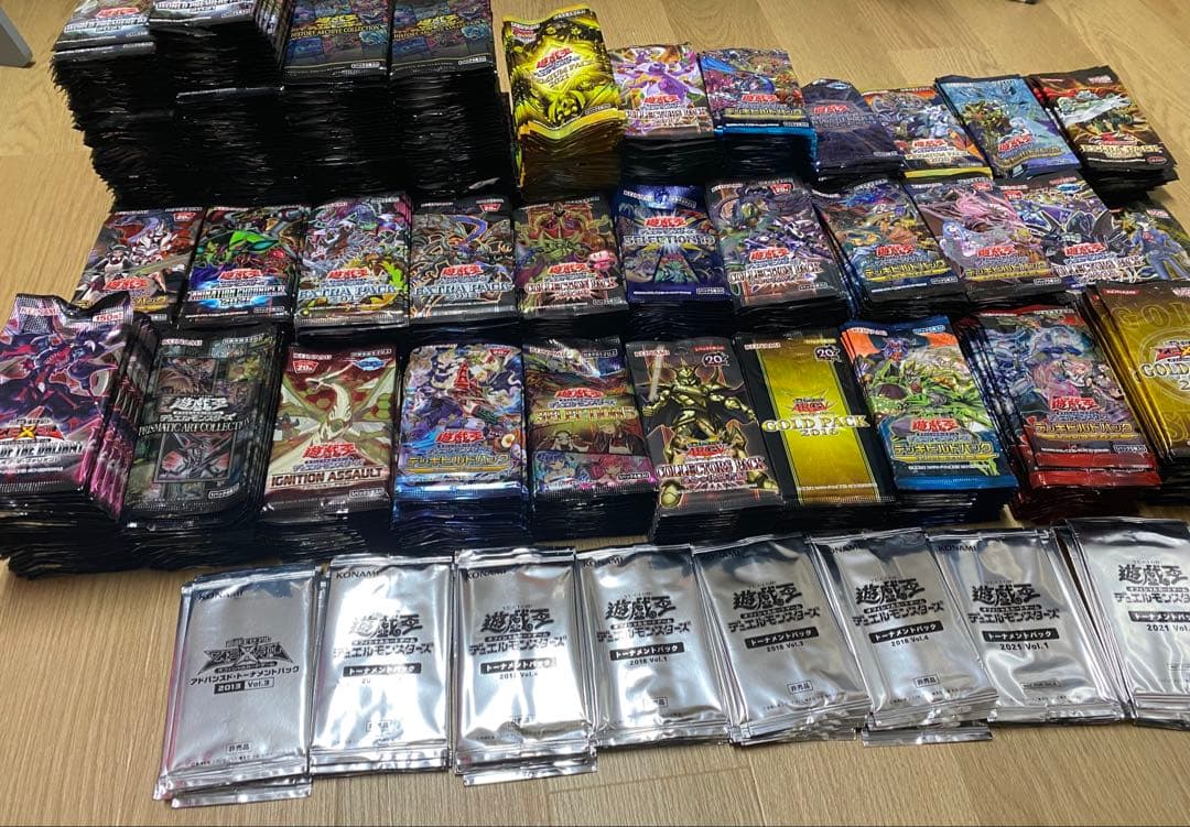 遊戯王カード　絶版　大量　まとめ売り　空パックセット