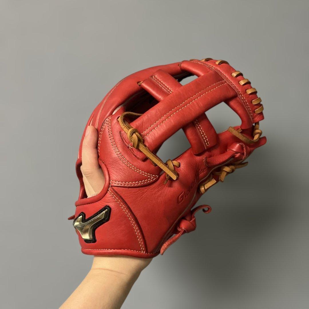 1409 ミズノ グローバルエリート 極美品 即戦力 軟式少年 内野手用グローブ