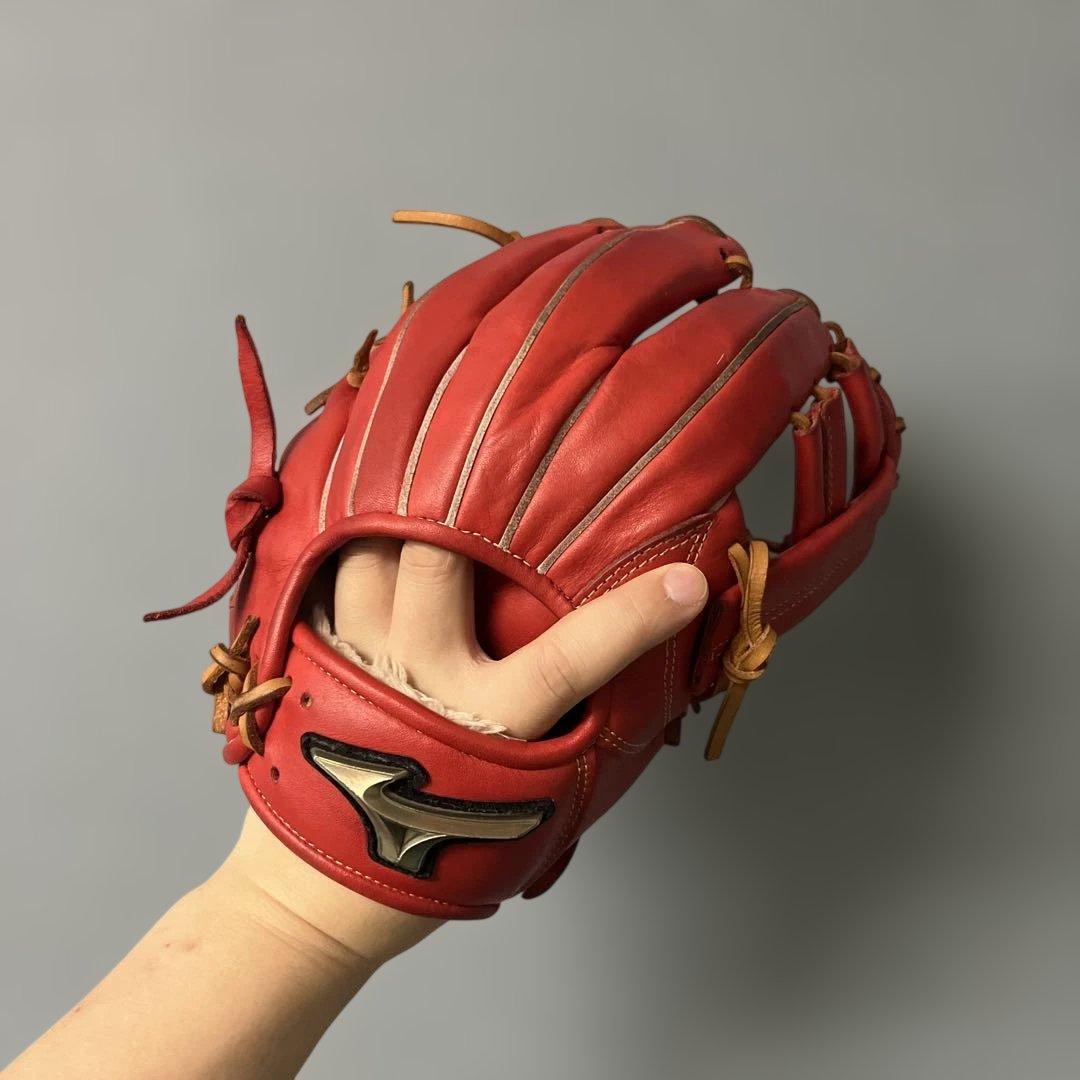 1409 ミズノ グローバルエリート 極美品 即戦力 軟式少年 内野手用グローブ