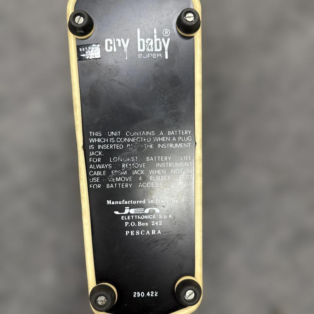 JEN Crybaby SUPERワウペダル茶色fasel ビンテージ動作未確認
