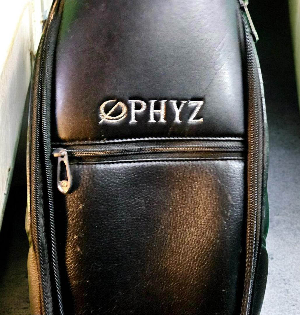 送料無料/超美品　高級PHYZ ブラック ゴルフバッグ