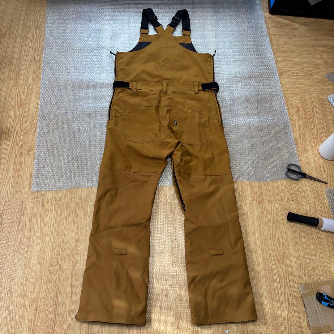 【美品】 ネームレス Lサイズ スノーボードビブパンツ
