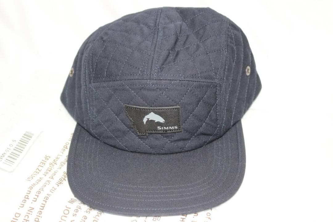SIMMS　ワックスドキャンバス　キルテッドキャップ　カーボン　フリーサイズ
