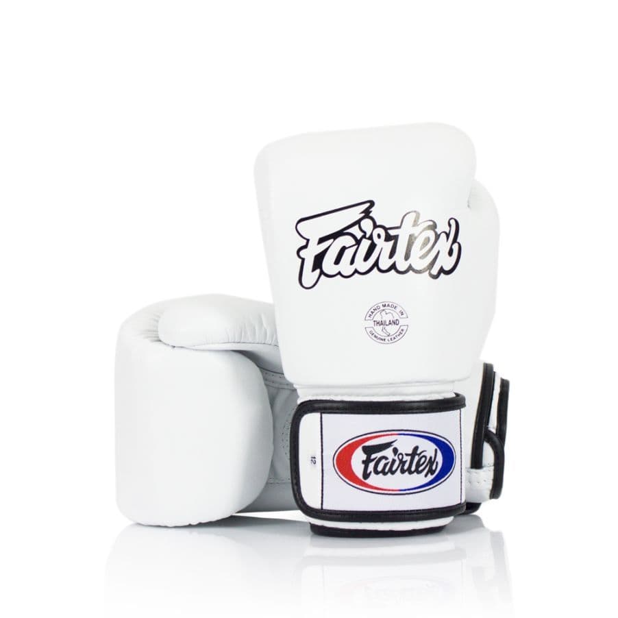 Fairtex ボクシンググローブ BGV1 本革 ホワイト 14oz