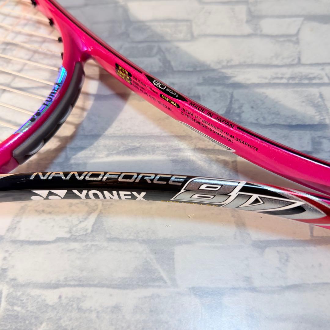 【希少】YONEX NANOFORCE 8V REV マゼンタ ソフトテニス