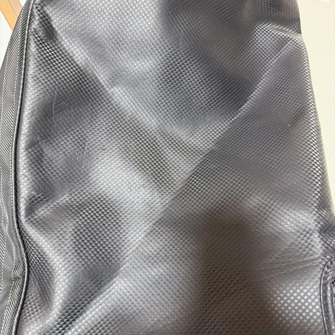 XXIO キャディバッグ ストライプ柄ブラック ゴルフバッグ　DUNLOP