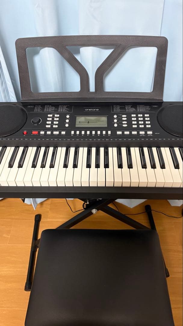 61鍵盤電子キーボードセット　onetone