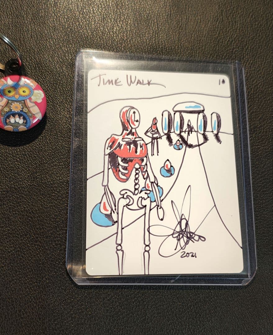 MTG アーティスト　Amy Weber氏　Time Walk スケッチ1枚