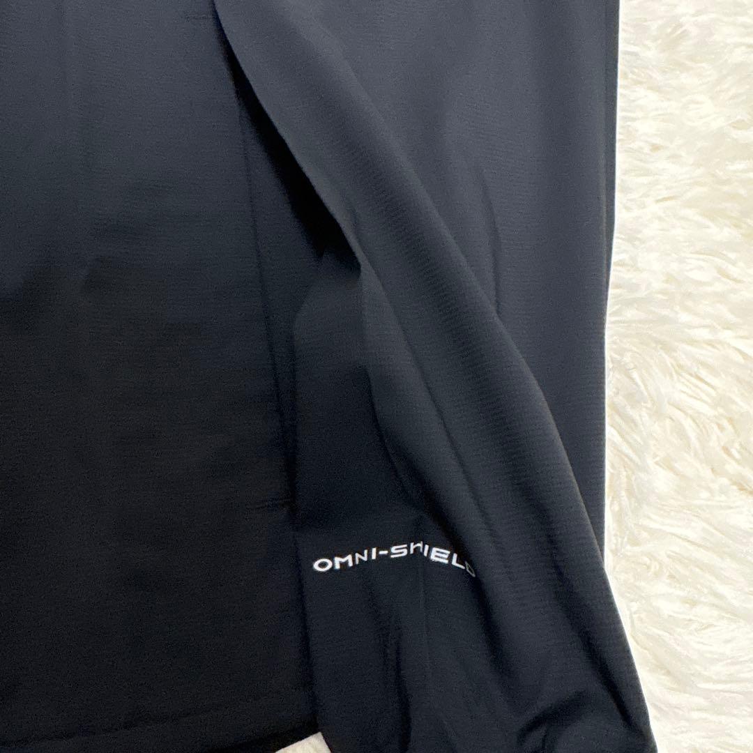 ▪️columbia montrail セットアップ　ジャージ上下　ナイロン　黒
