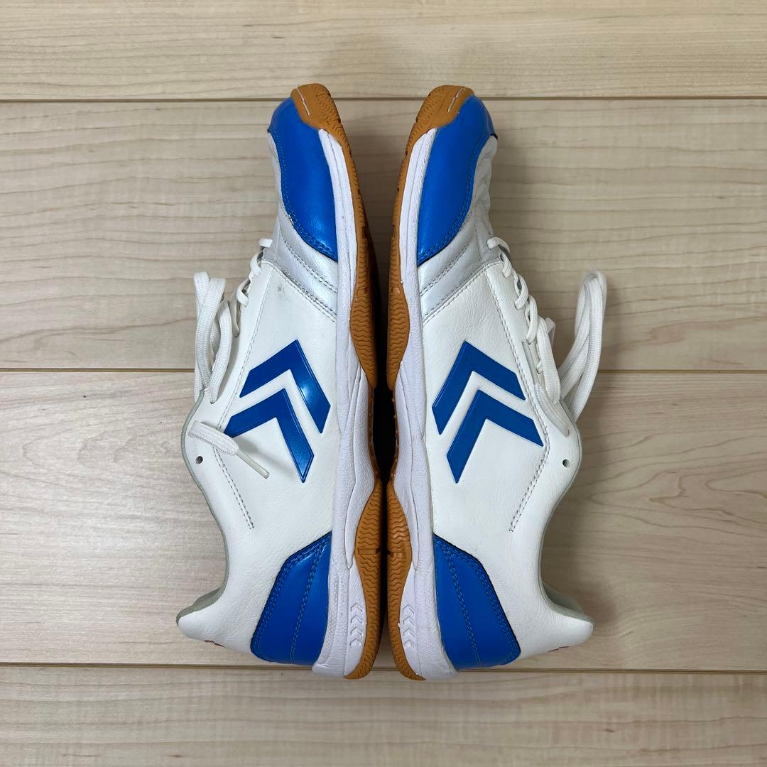 hummel ARICALE フットサルシューズ ホワイト/ブルー
