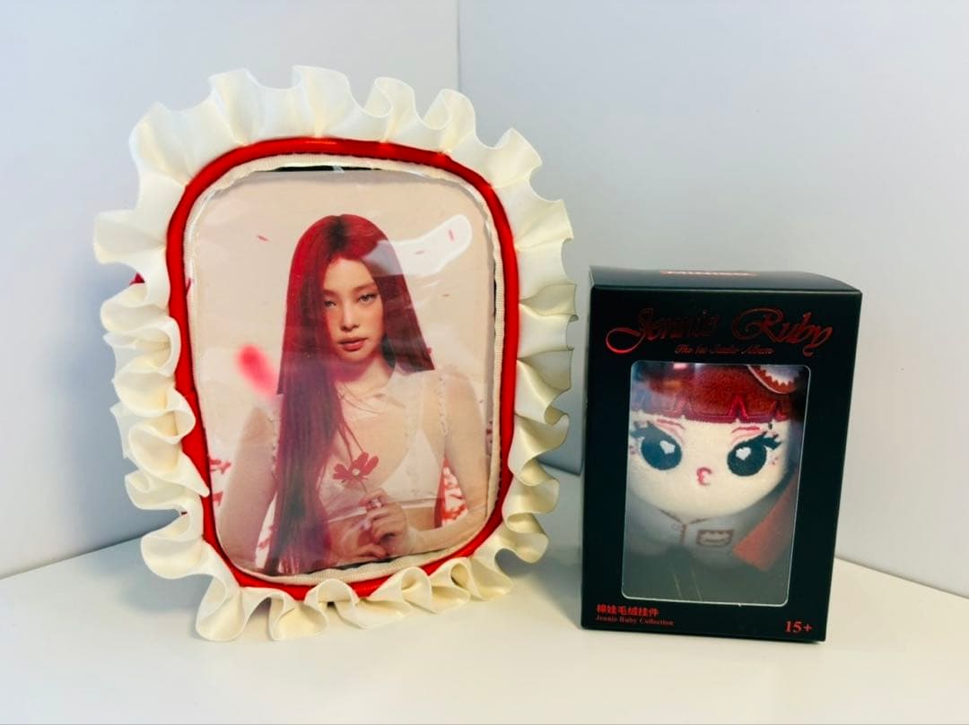 【新品】BLACKPINK ジェニーぬいぐるみ＆クリアバッグセット MINISO