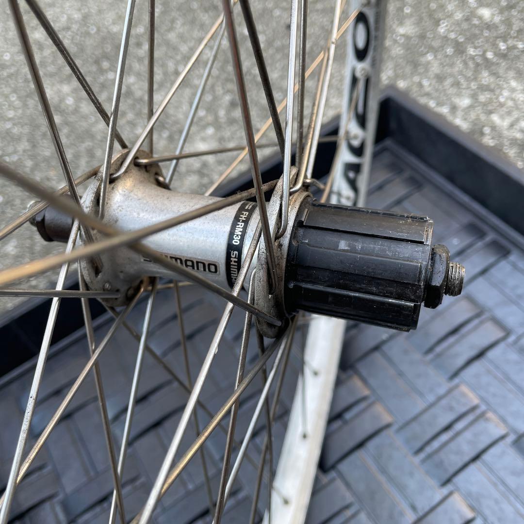 26インチ　MTB ホイール　前後セット　8S