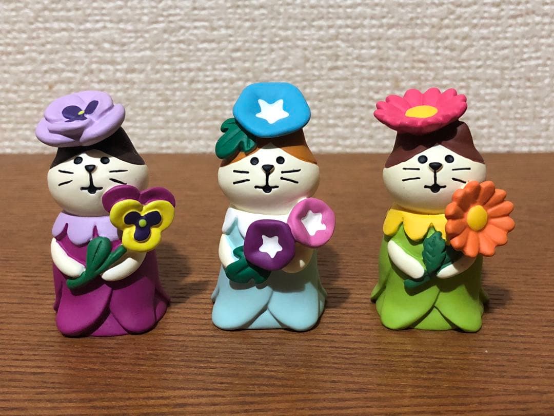 コンコンブル フラワーにゃんこセット