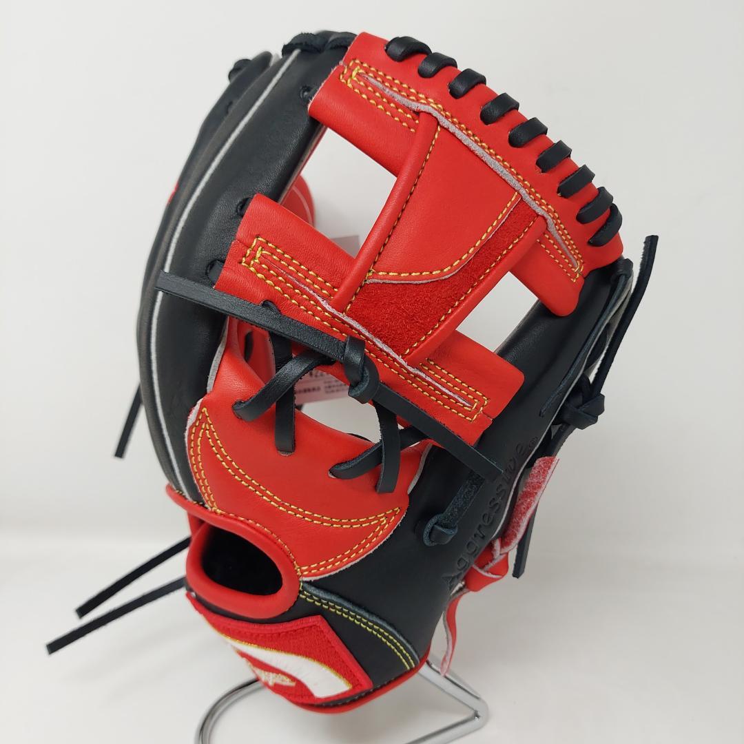 久保田スラッガー 少年軟式グローブ LT25-GJ2 J2H型 レッド×ブラック