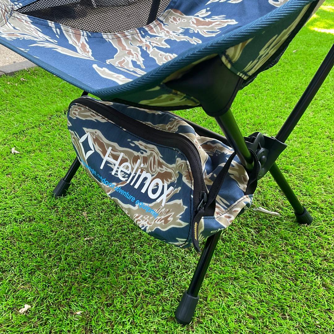 前*恵様 Helinox ヘリノックス チェアワン ブルー タイガー カモ　us