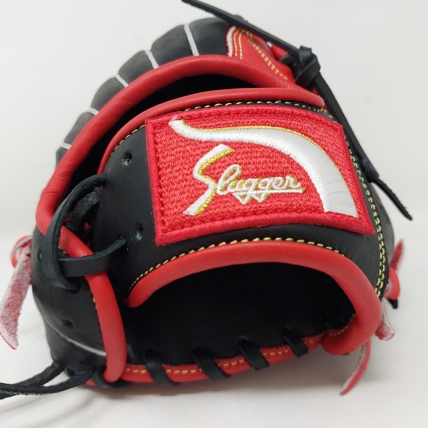 久保田スラッガー 少年軟式グローブ LT25-GJ7 J4A型 レッド×ブラック