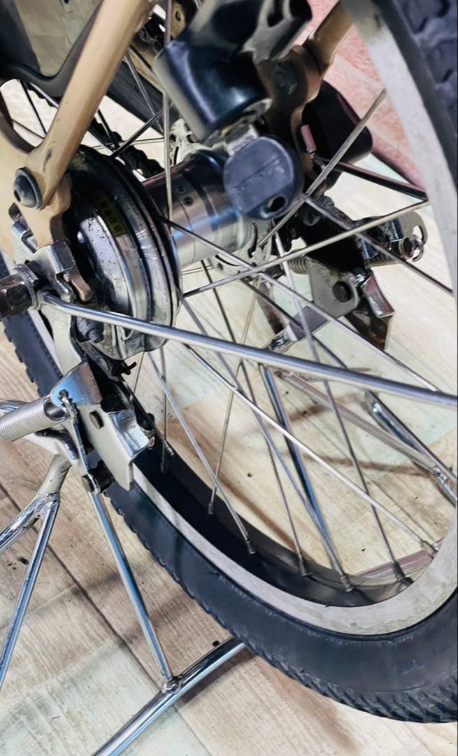 ZK3755 電動自転車 ブリヂストン アンジェリーノ 子供乗せ 20インチ