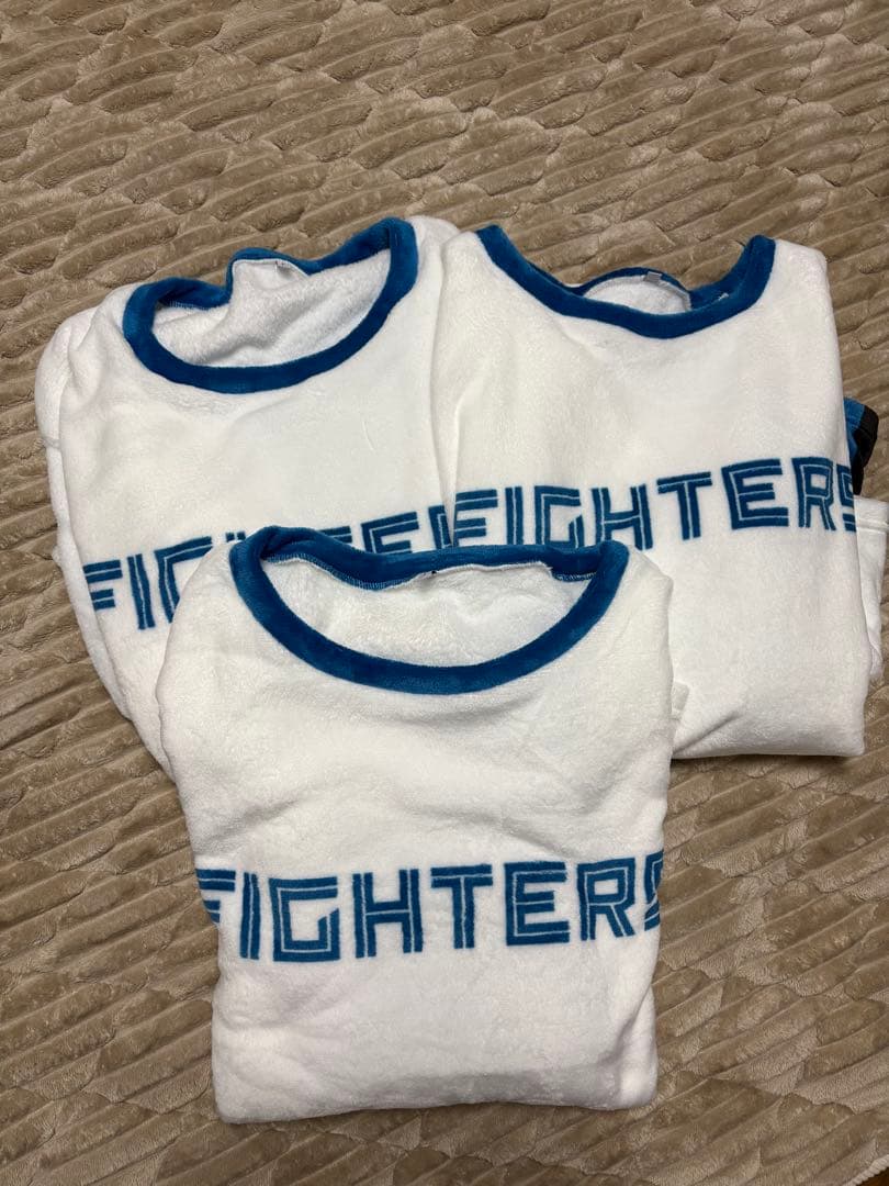 FIGHTERS ユニフォーム型フリースポンチョ 3枚セット