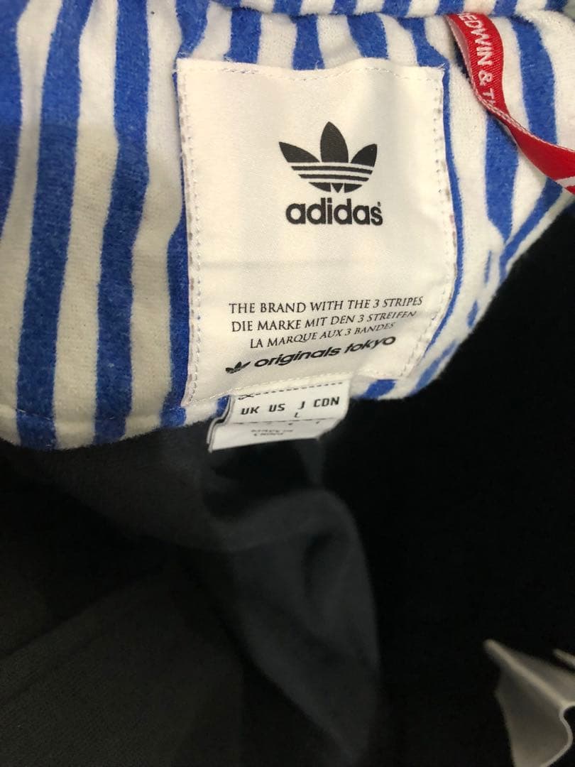 Bedwin adidas コラボ　ブラックジャージパンツ