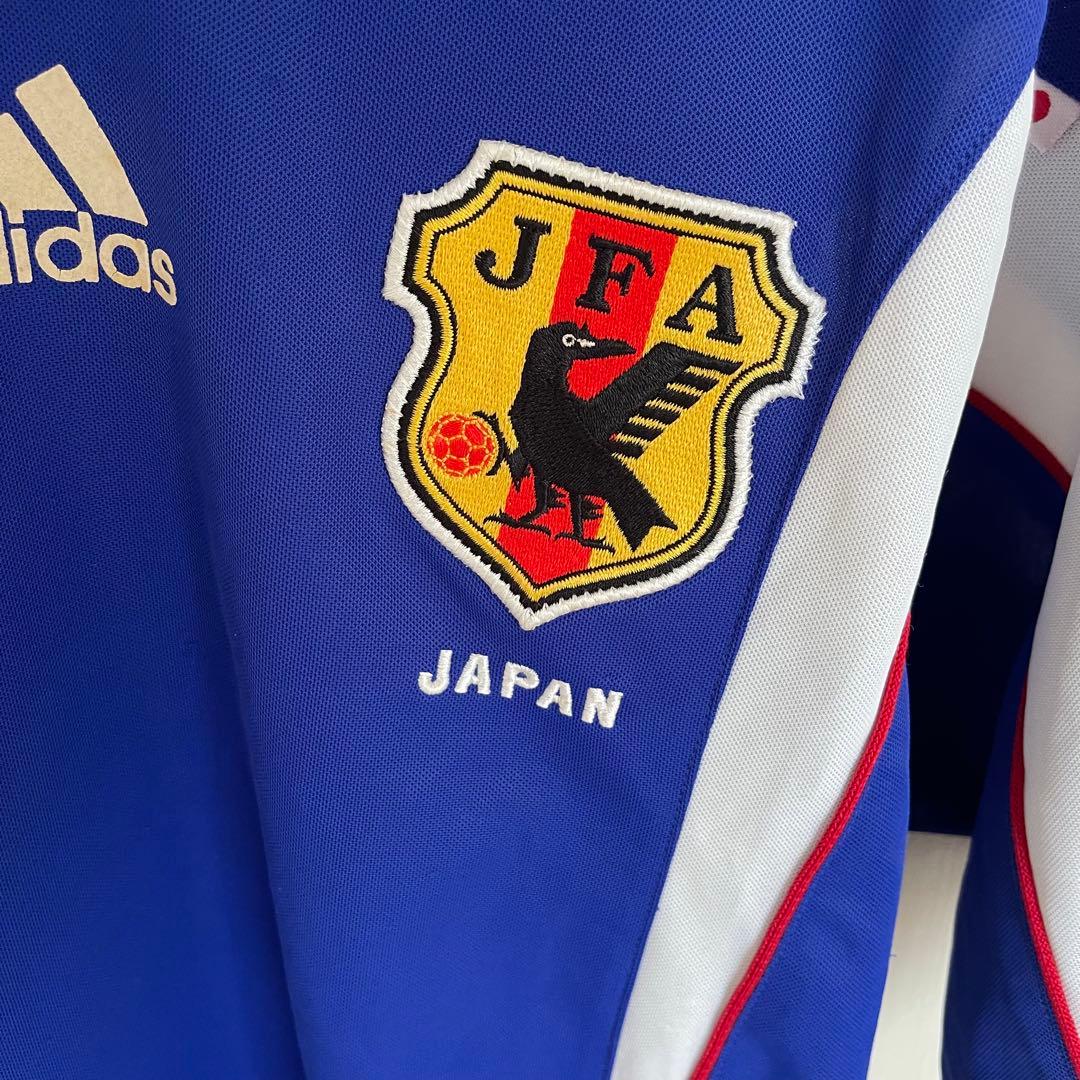 日本代表1999年サッカーユニフォームadidas襟付きヴィンテージ