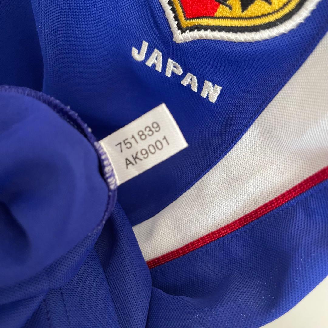 日本代表1999年サッカーユニフォームadidas襟付きヴィンテージ