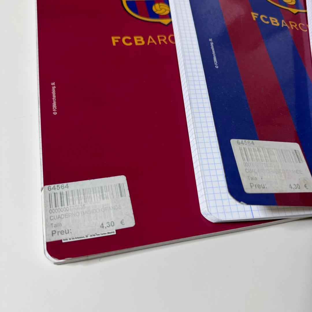 FC BARCELONA 巾着 サッカーノート 4pcs.