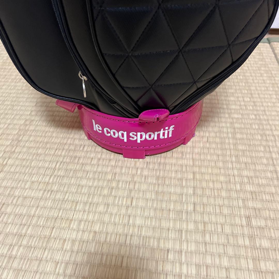 le coq sportif ゴルフバッグ・キャディバッグ 黒・ピンク