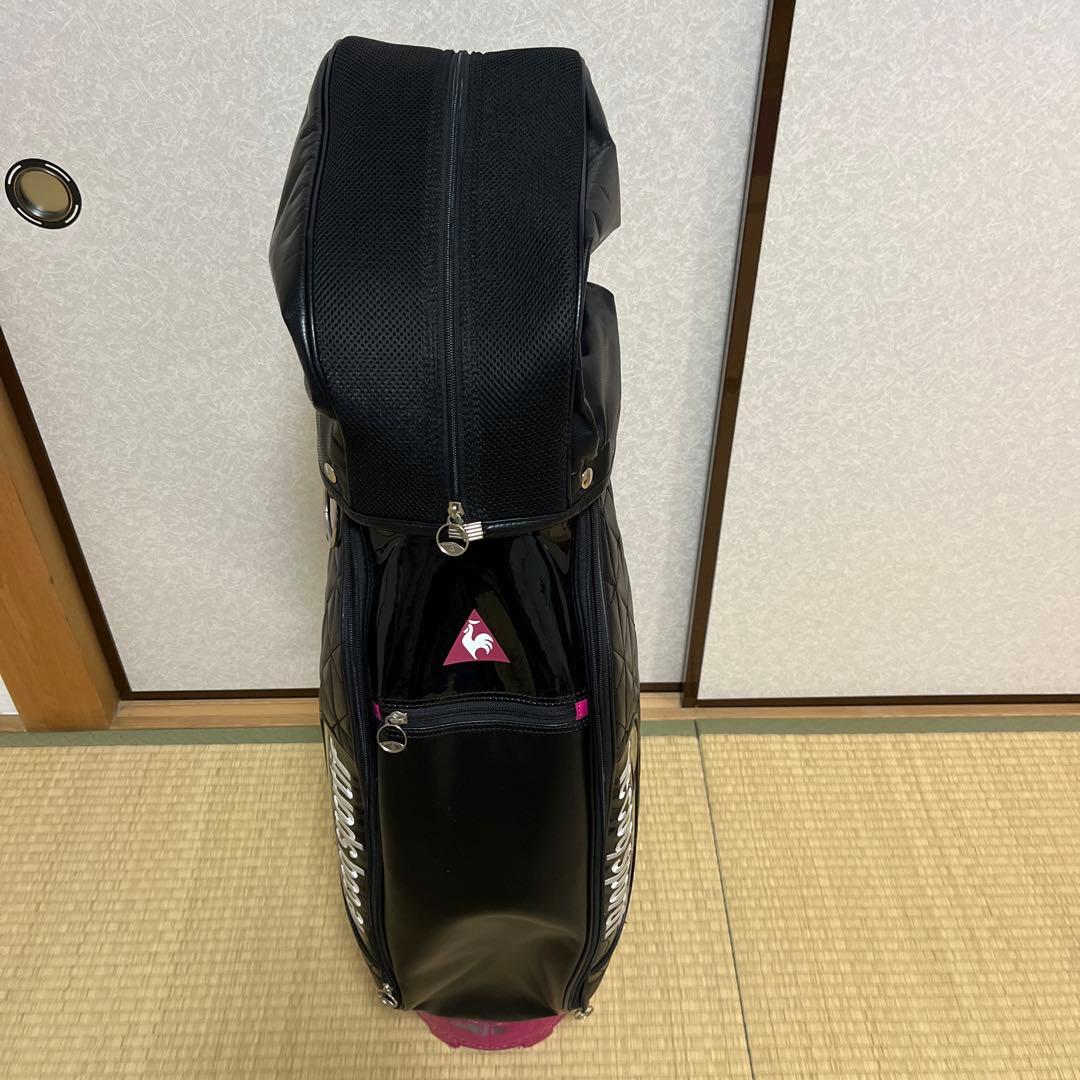 le coq sportif ゴルフバッグ・キャディバッグ 黒・ピンク