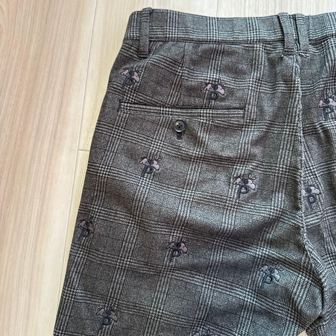 パーリーゲイツ　春秋冬　パンツ　5 スヌーピー　ストレッチ　グレー　限定
