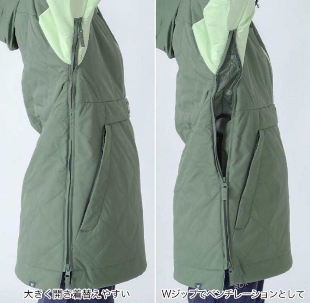 送料無料 新品 ROXY RADIANT LINES OVERHEAD L GR