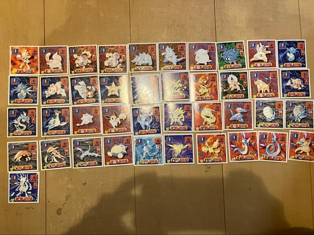 【激レア】美品！アマダ ポケモン最強シール烈伝改 ノーマル141枚まとめ売り